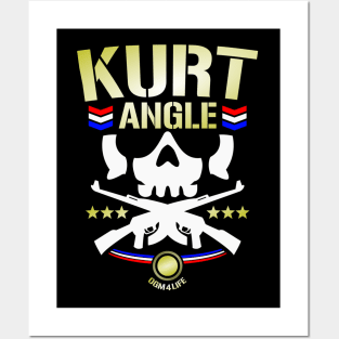 Kurt Angle Fiery Posters and Art